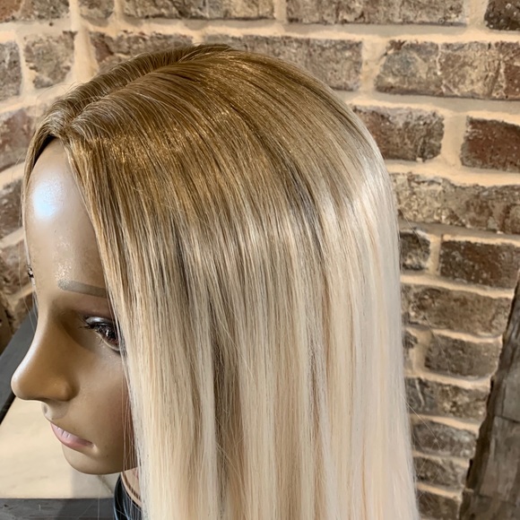 New Silk Medium Length Blonde Wig #122 - Picture 5 of 8